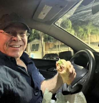 Uber driver cafeteria, January 4, 2025